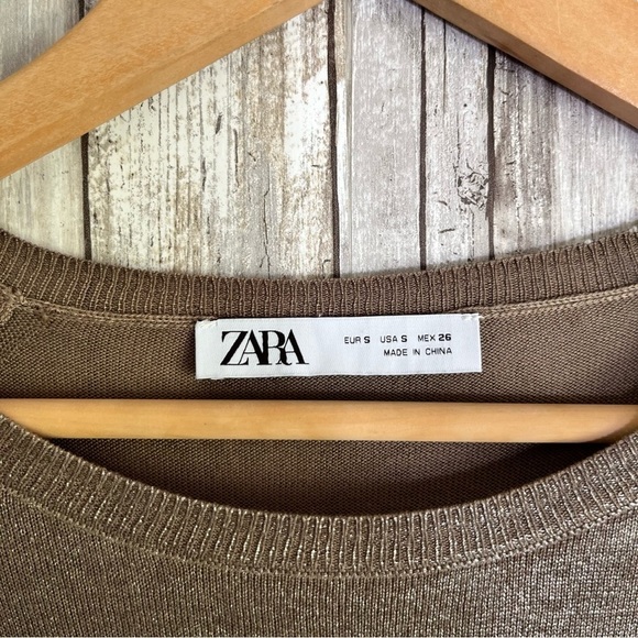 Zara Gold Shimmer Blouse - Picture 4 of 4